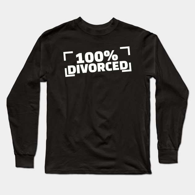 Divorce Long Sleeve T-Shirt by Designzz